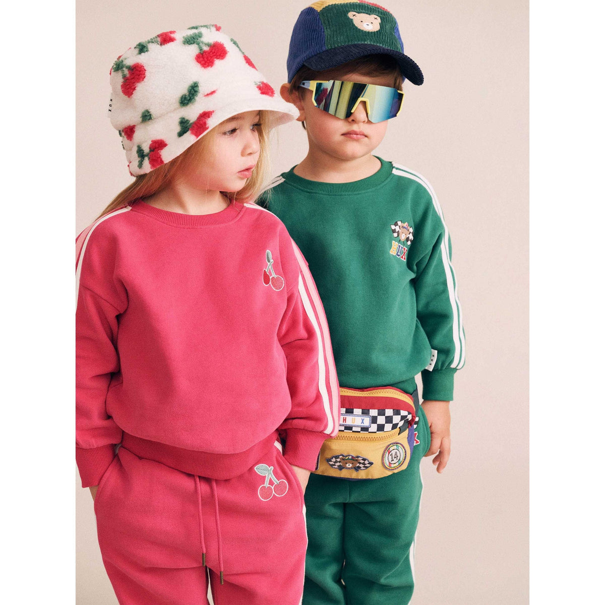 Cherry Racer Stripe Trackpant