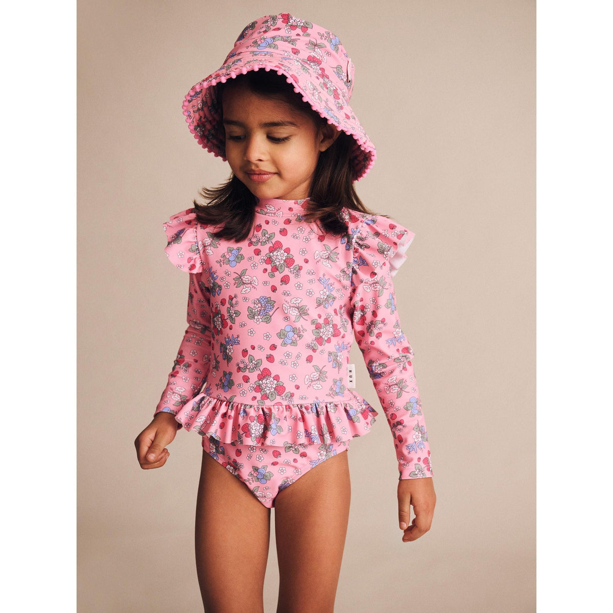 Strawberry Garden Frill Swimsuit