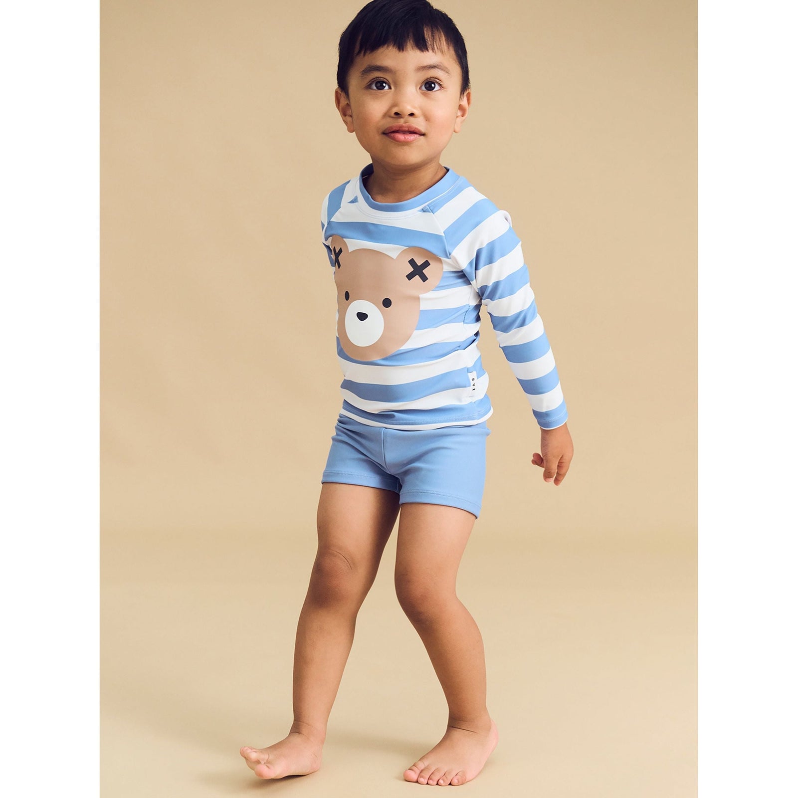 Huxbear Stripe Swim Set