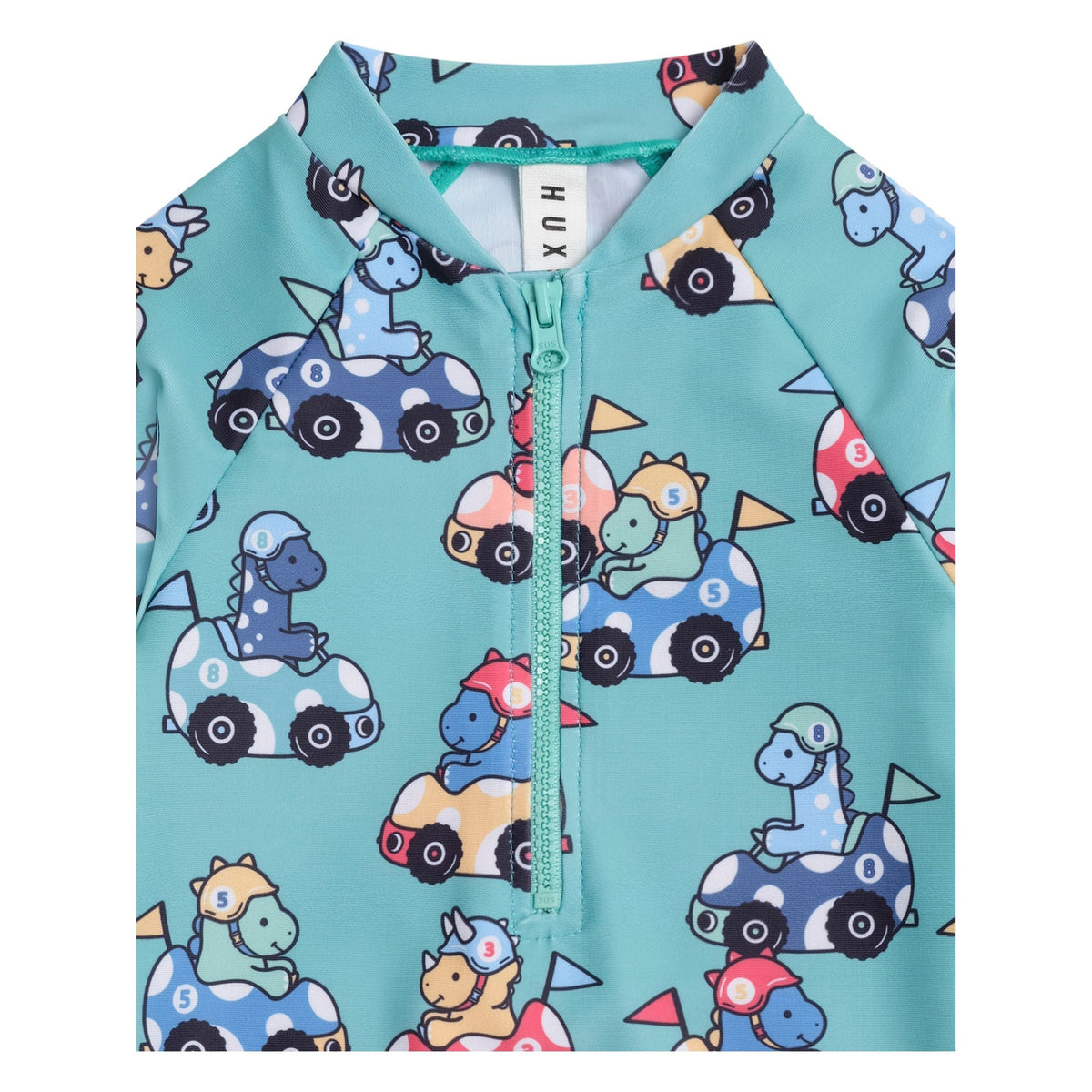 Racer Dino Swimsuit Shortie
