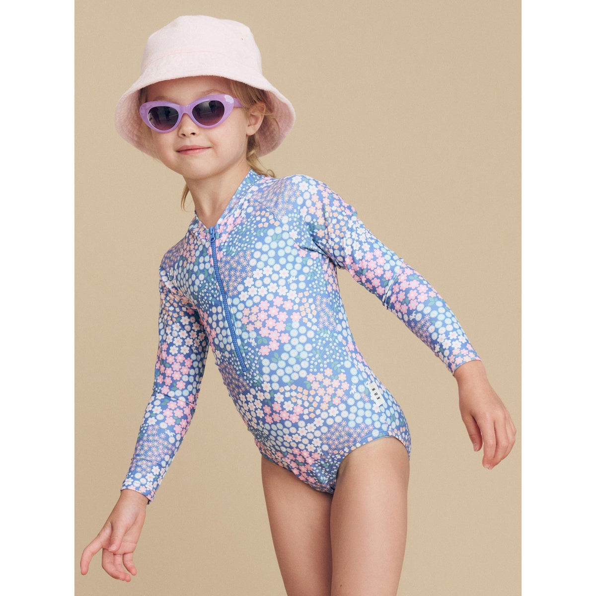 Garden Floral Zip Swimsuit