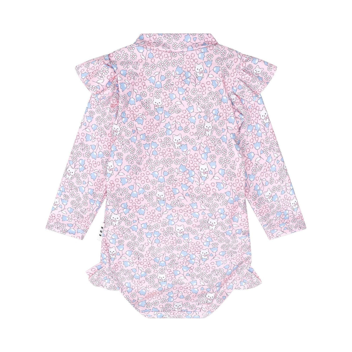 Bluebell Floral Zip Swimsuit