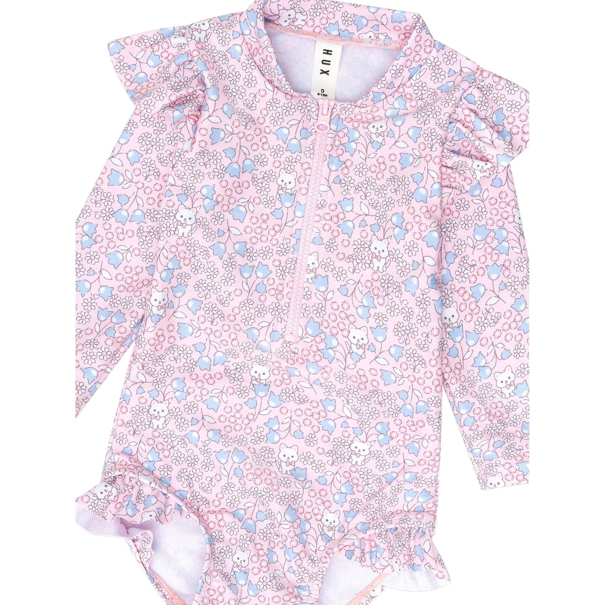 Bluebell Floral Zip Swimsuit