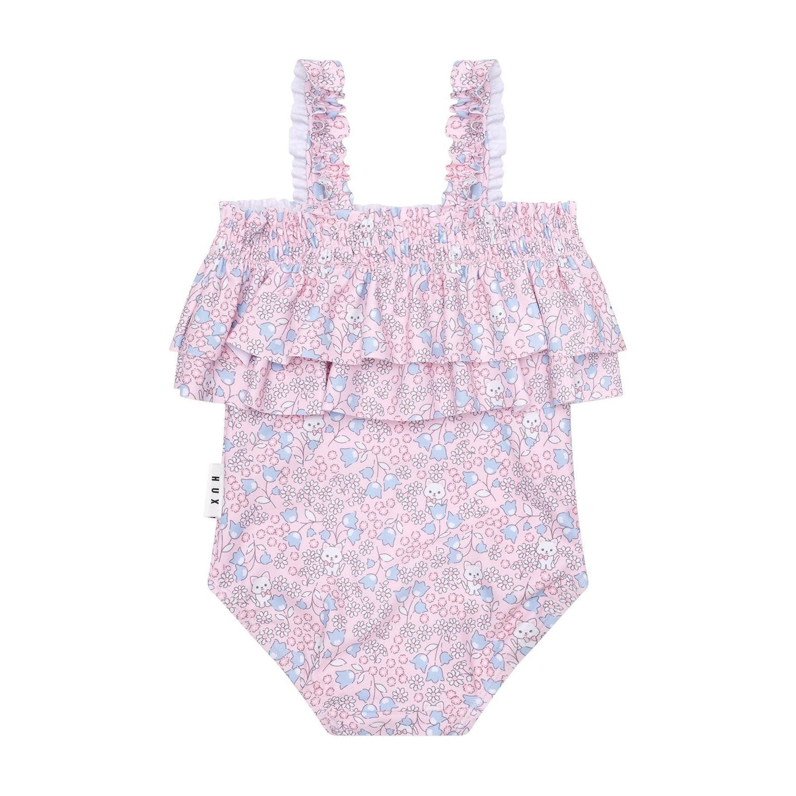 Bluebell Floral Frill Swimsuit