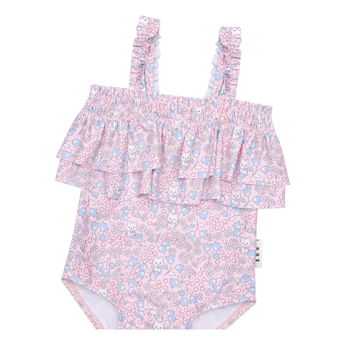 Bluebell Floral Frill Swimsuit
