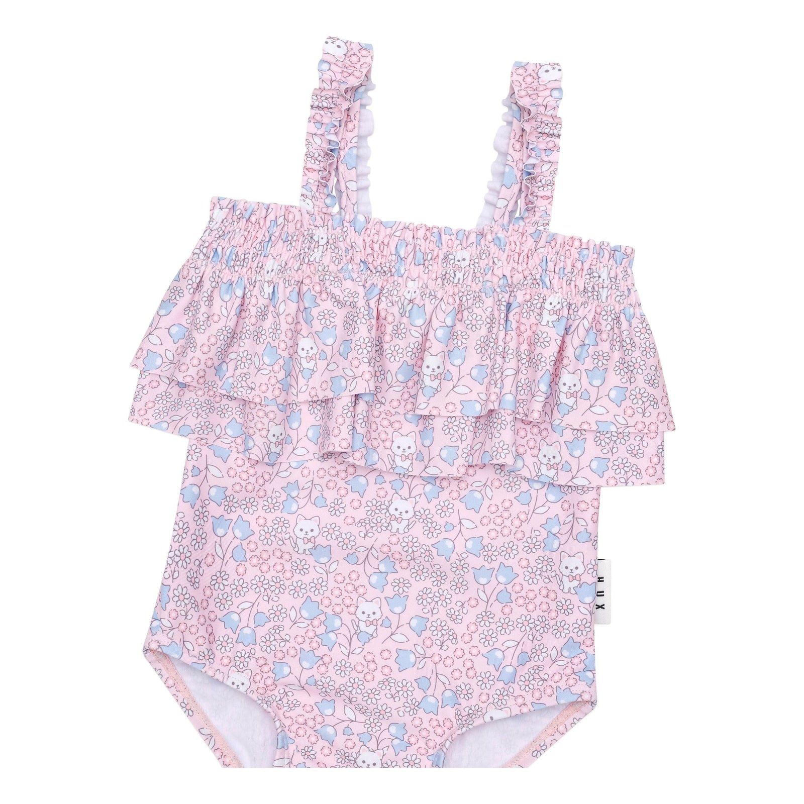 Bluebell Floral Frill Swimsuit
