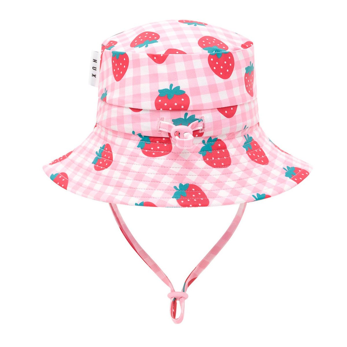 Strawberry Check Swimhat