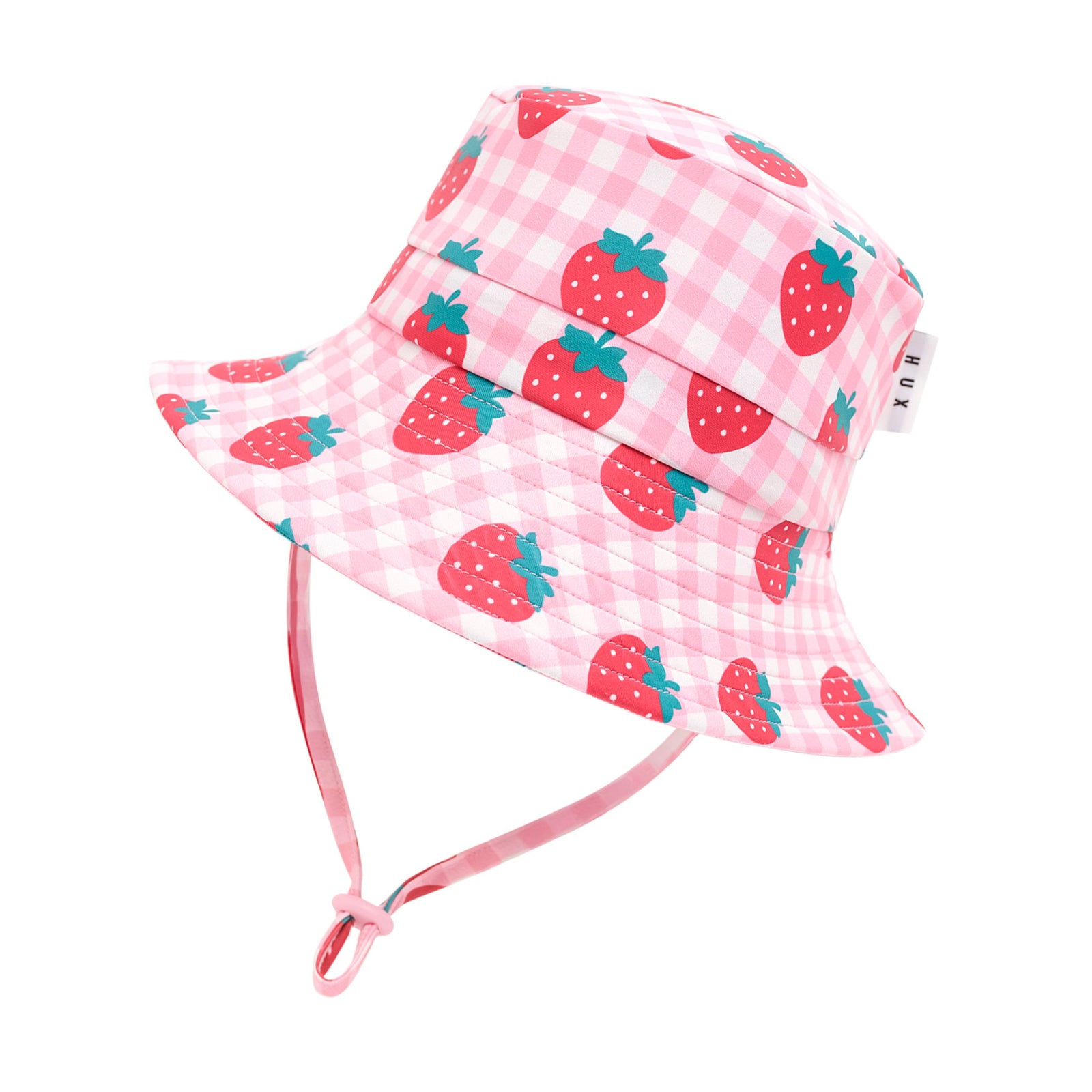 Strawberry Check Swimhat