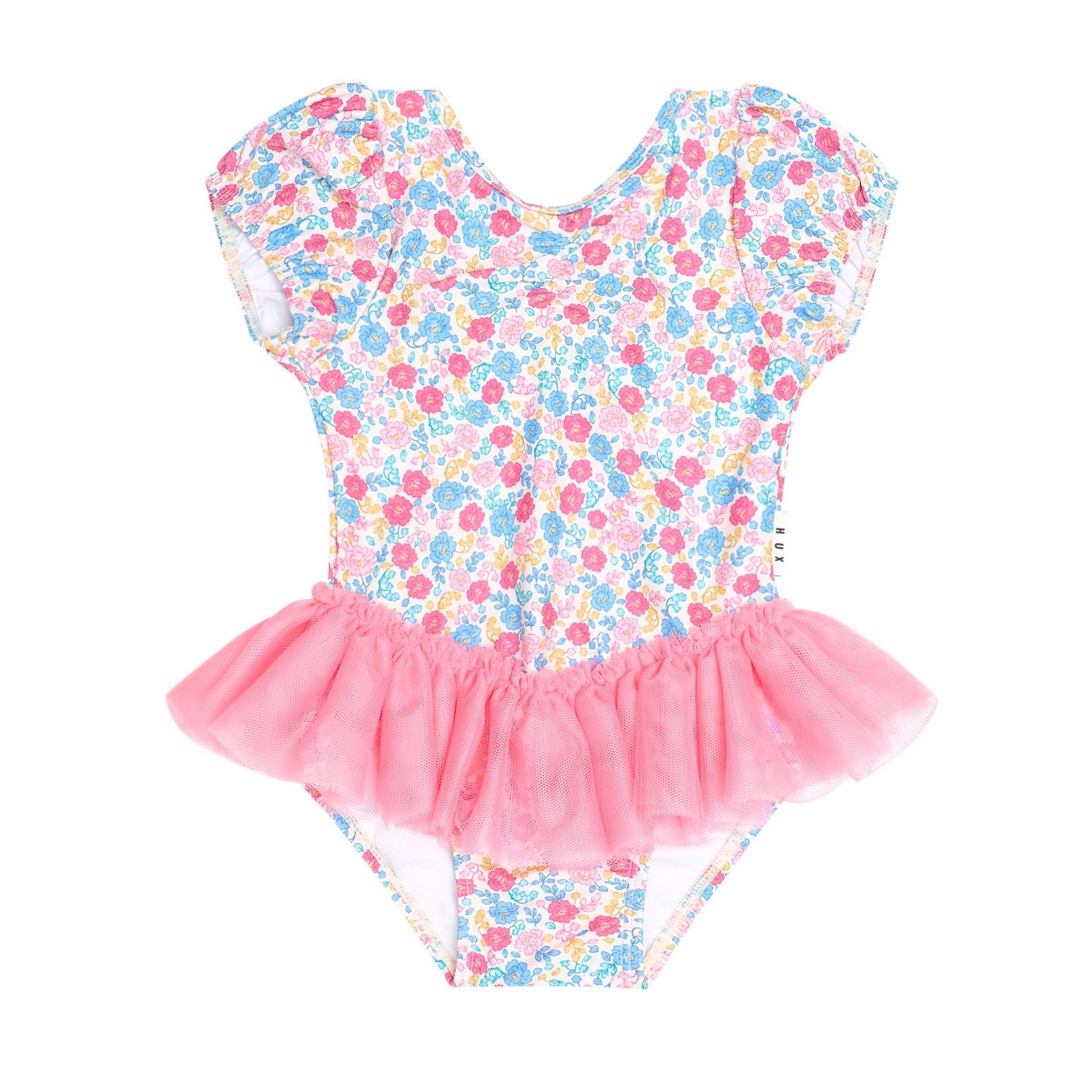 Vintage Floral Peplum Swimsuit