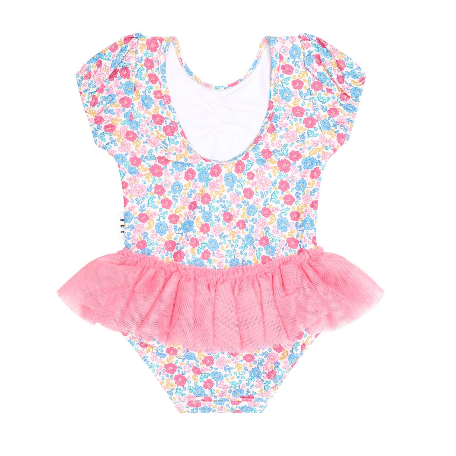 Vintage Floral Peplum Swimsuit