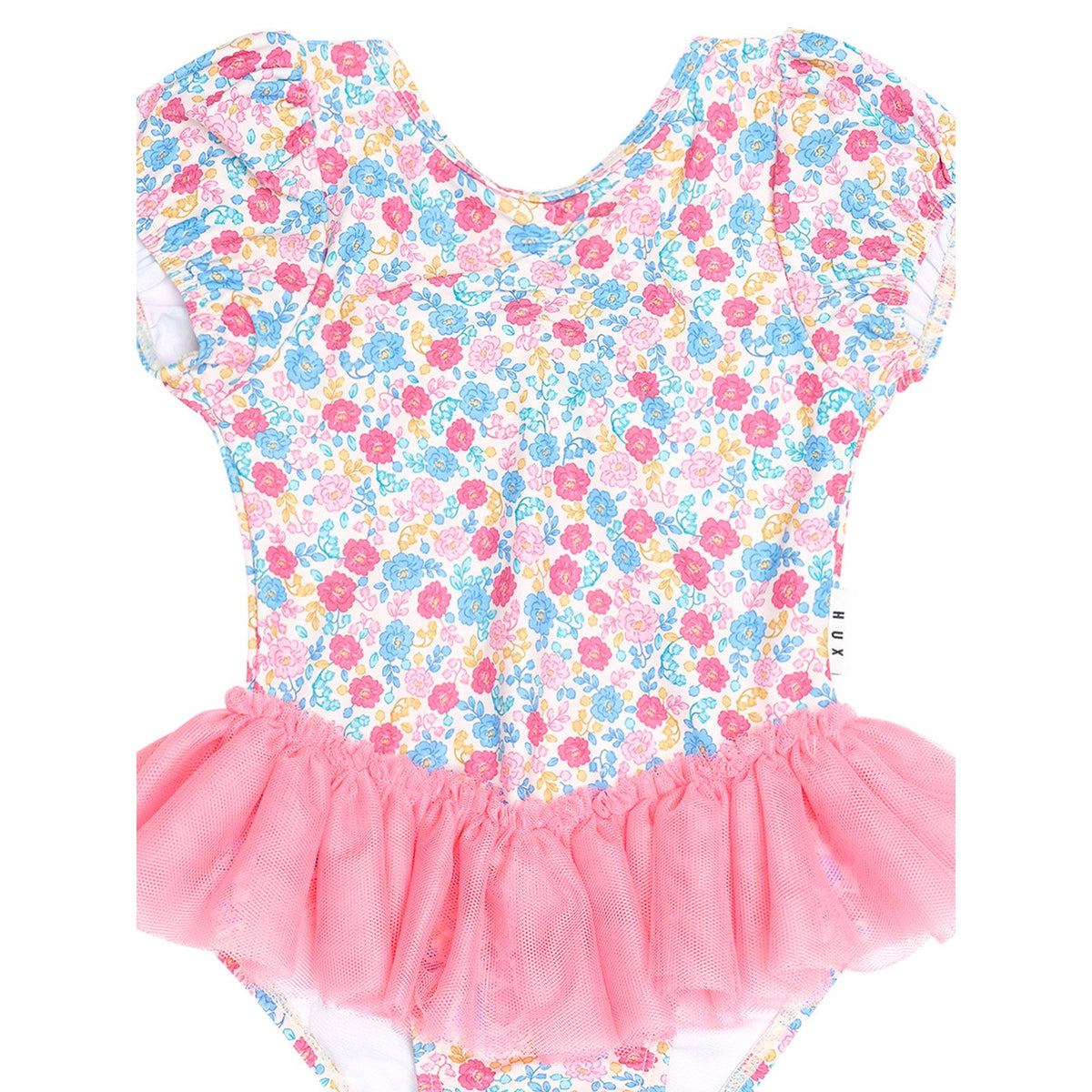 Vintage Floral Peplum Swimsuit