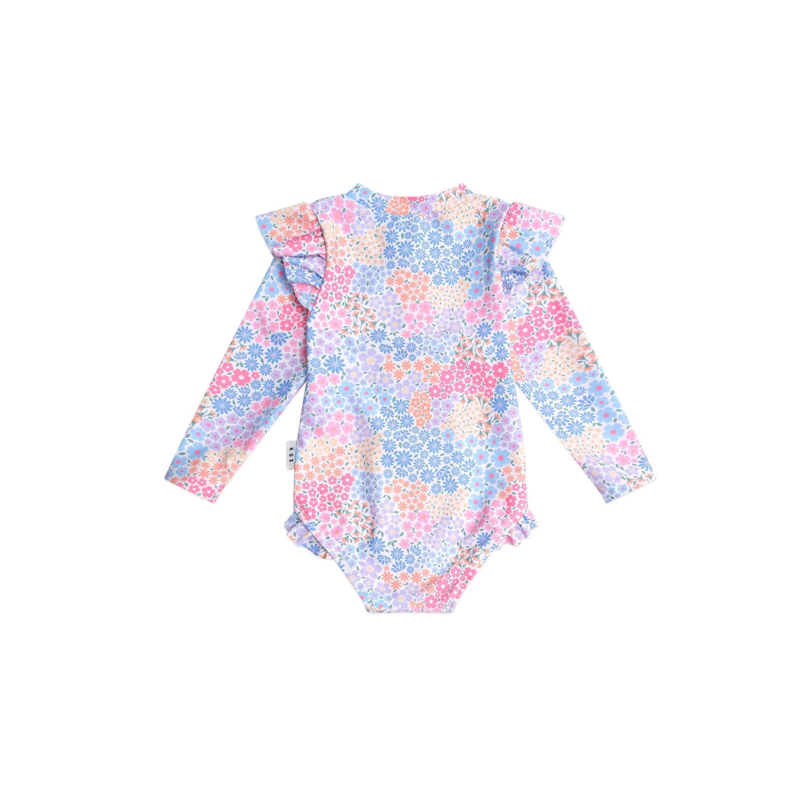 Frill Swimsuit Floral Bloom
