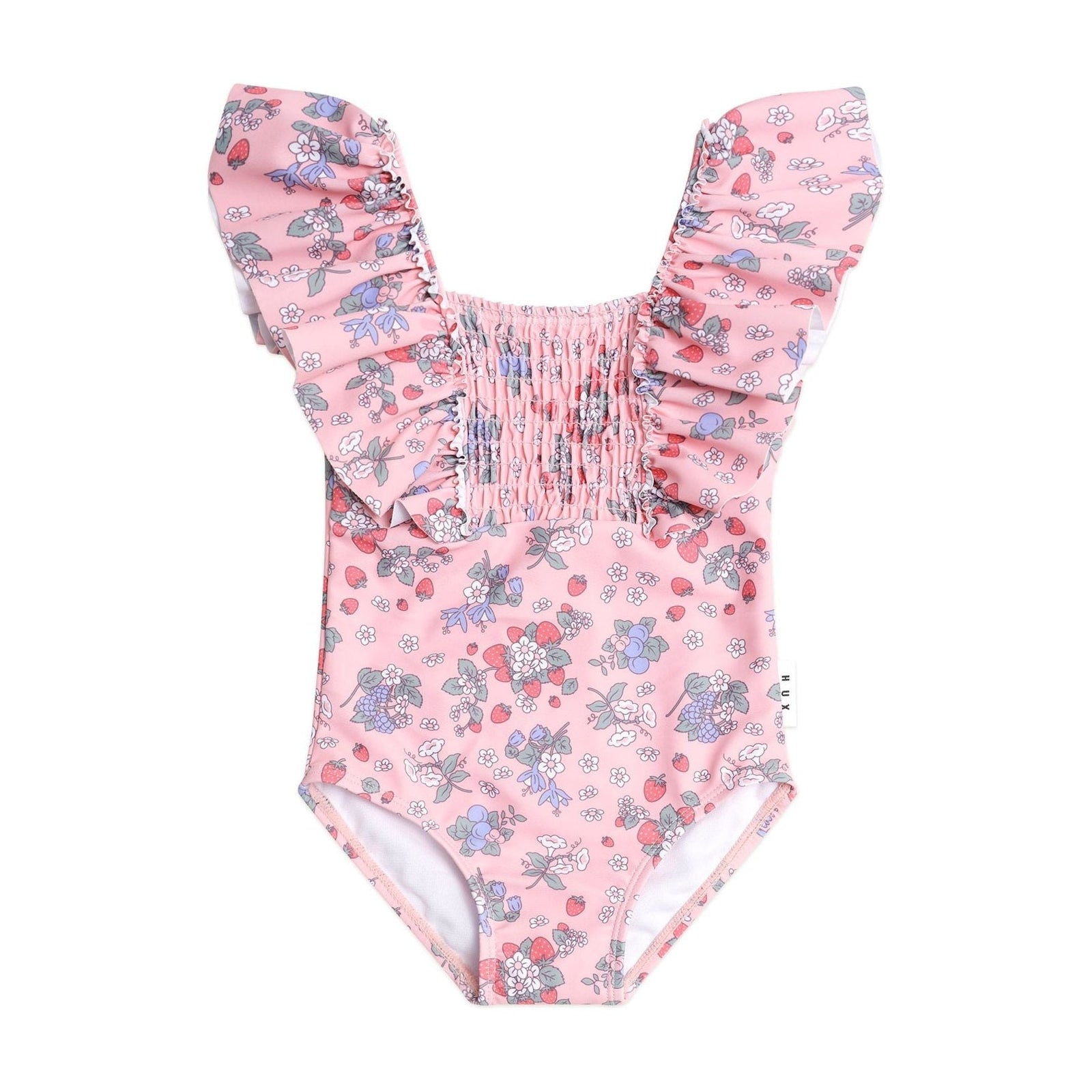 Strawberry Garden Shirred Swimsuit