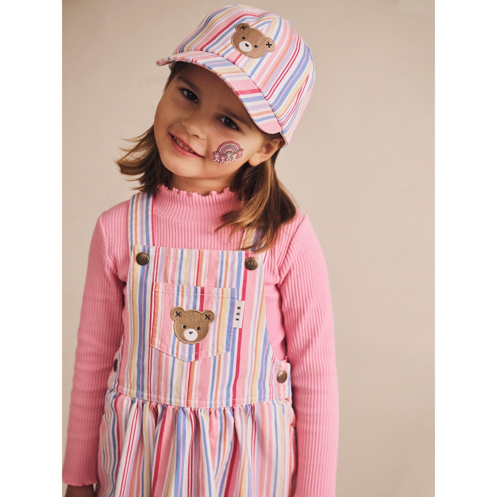 Pastel Stripe Huxbear Cap