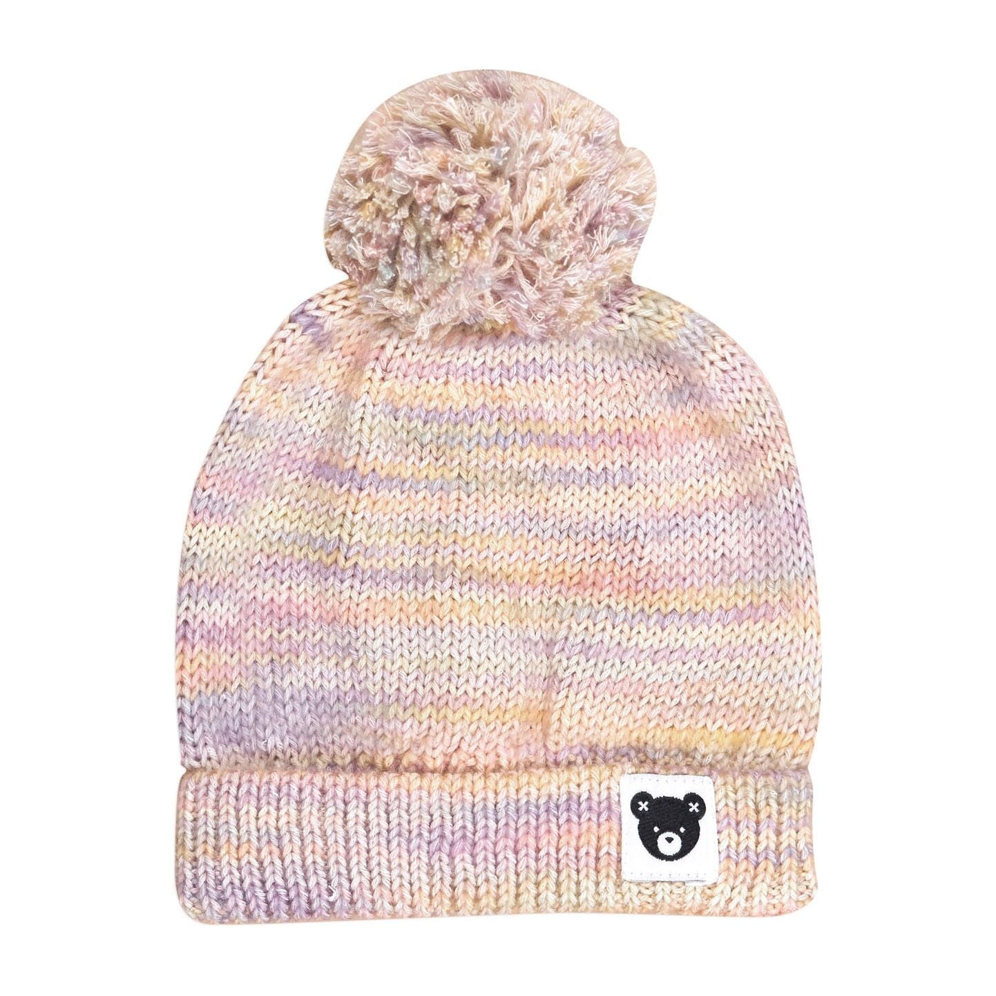 Rainbow Knit Beanie