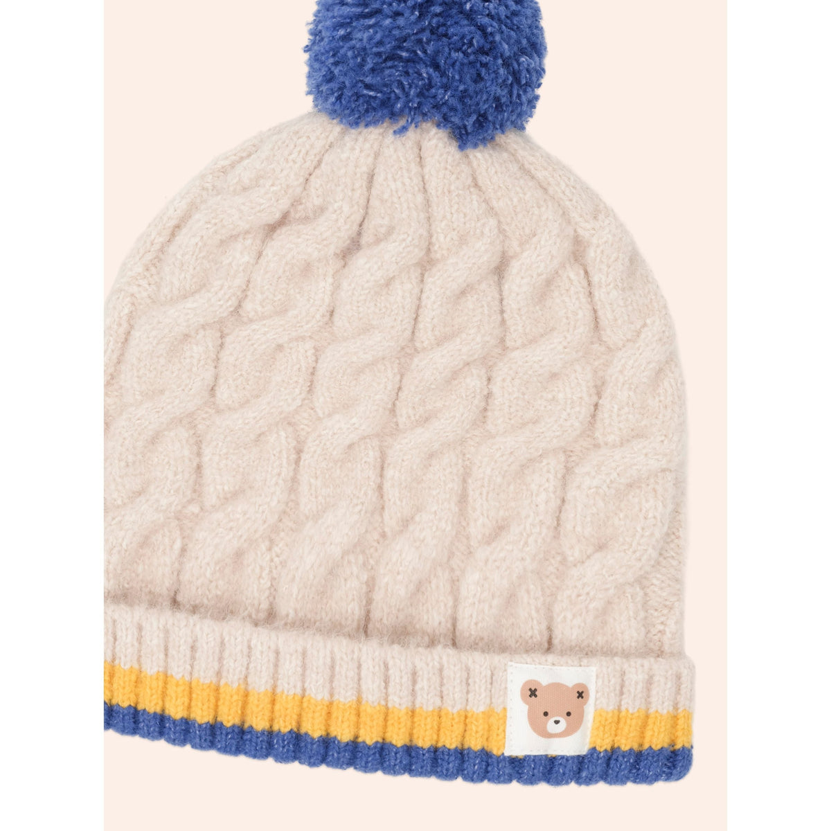 Cable Stripe Beanie