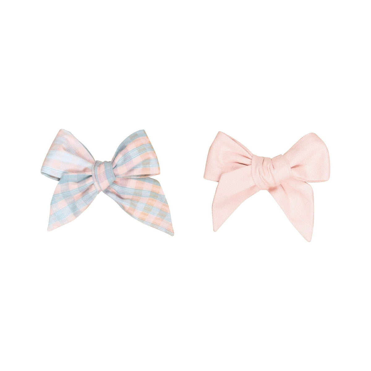 Rainbow Check 2Pk Hair Bow