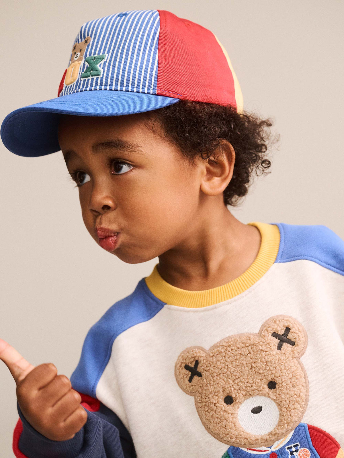 3D Hux Stripe Spliced Hat