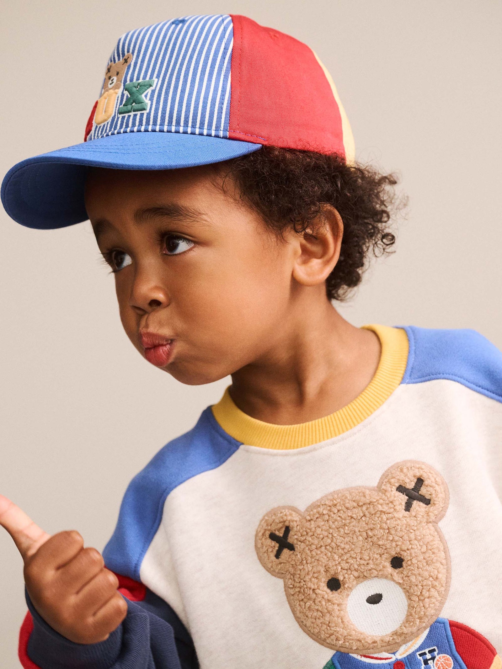 3D Hux Stripe Spliced Hat