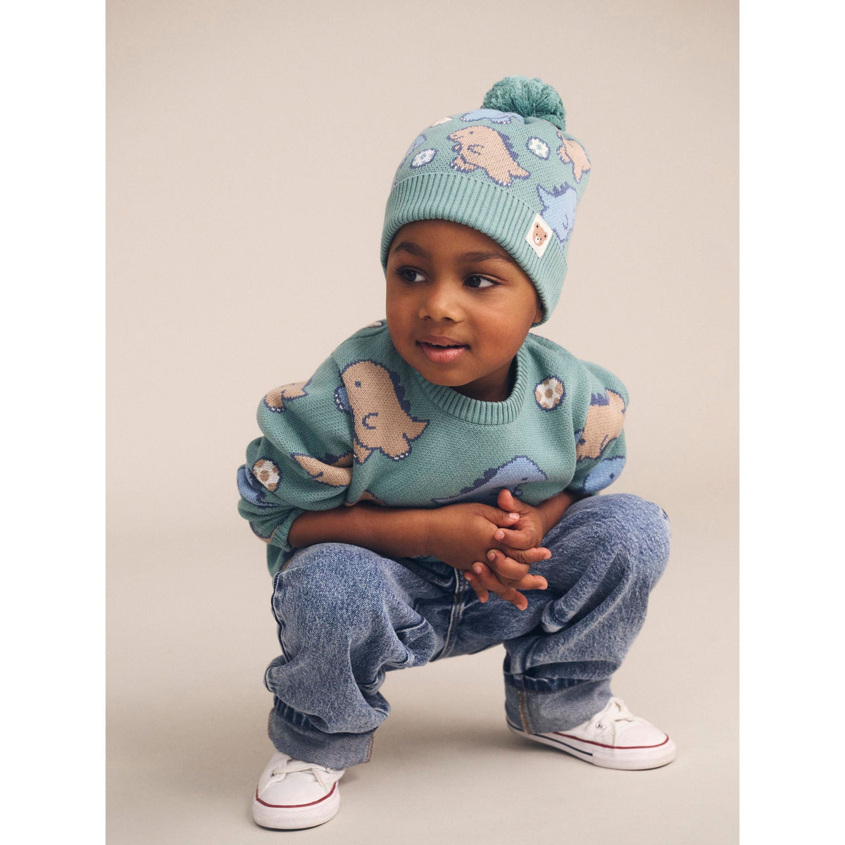 Dino Play Knit Beanie
