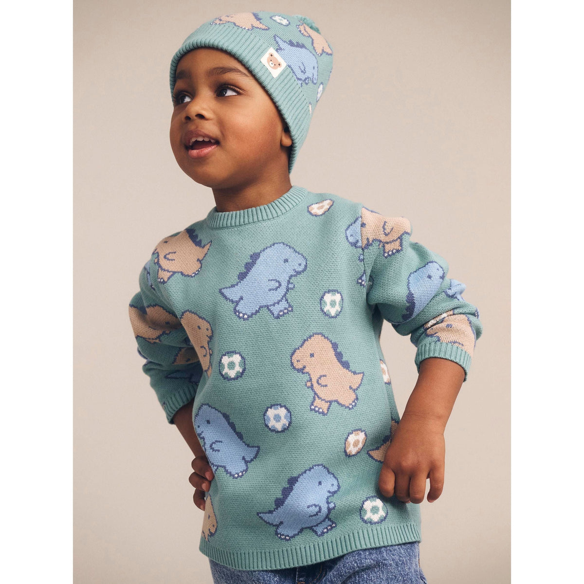 Dino Play Knit Jumper