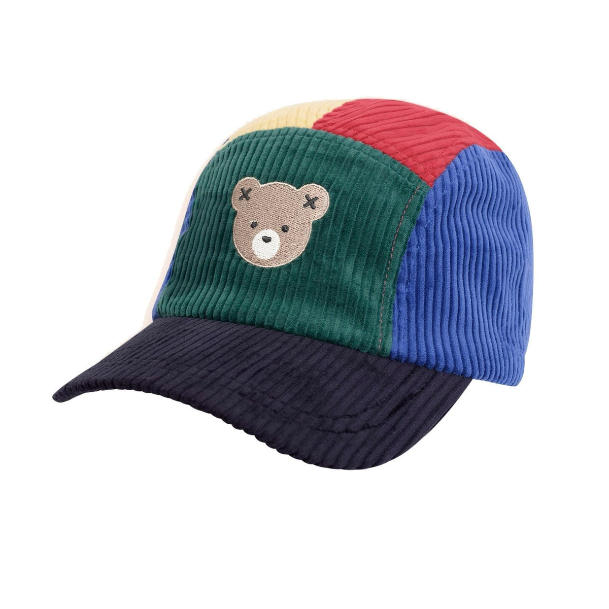 Colour Block Cord Panel Cap