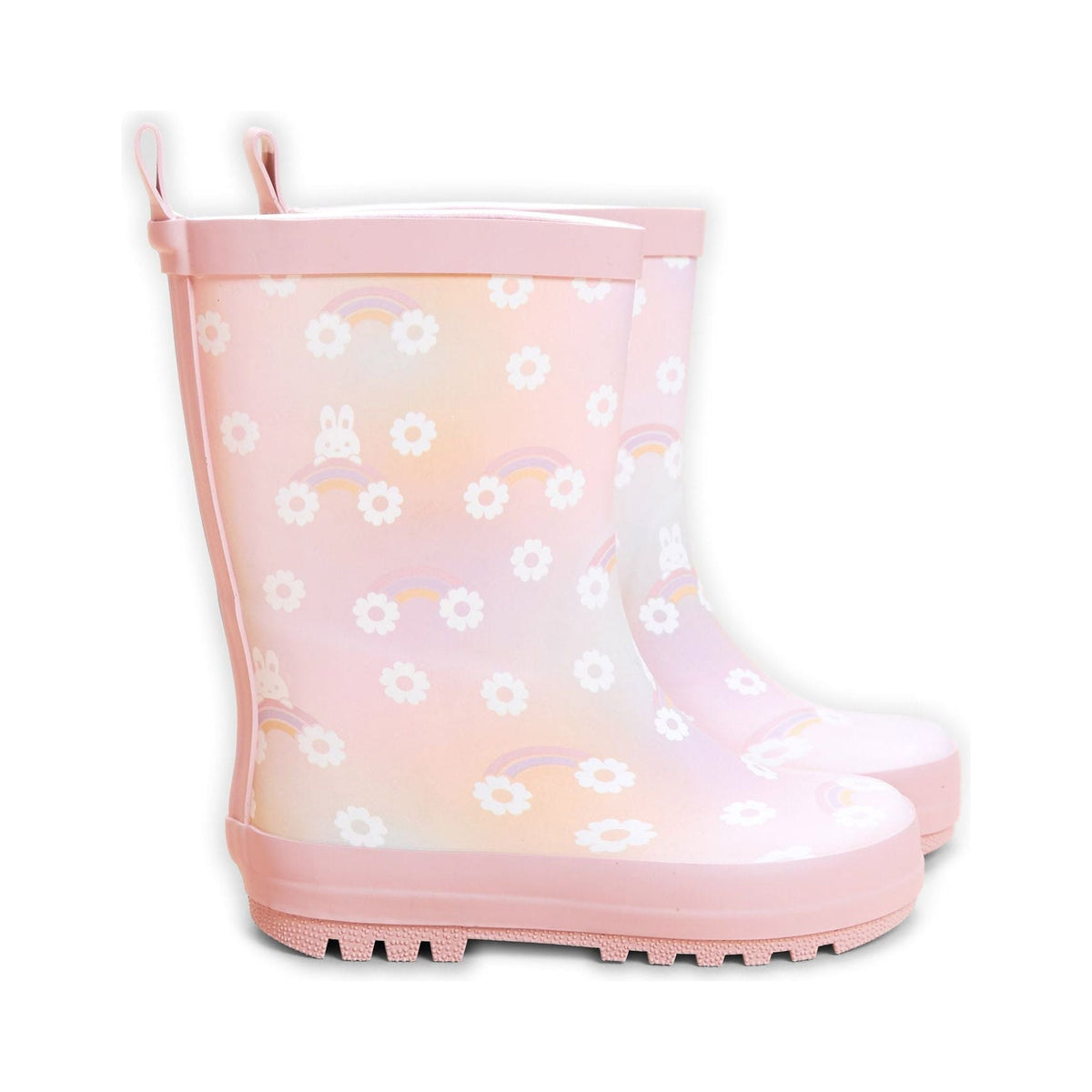 Rainbow Bunny Rainboot