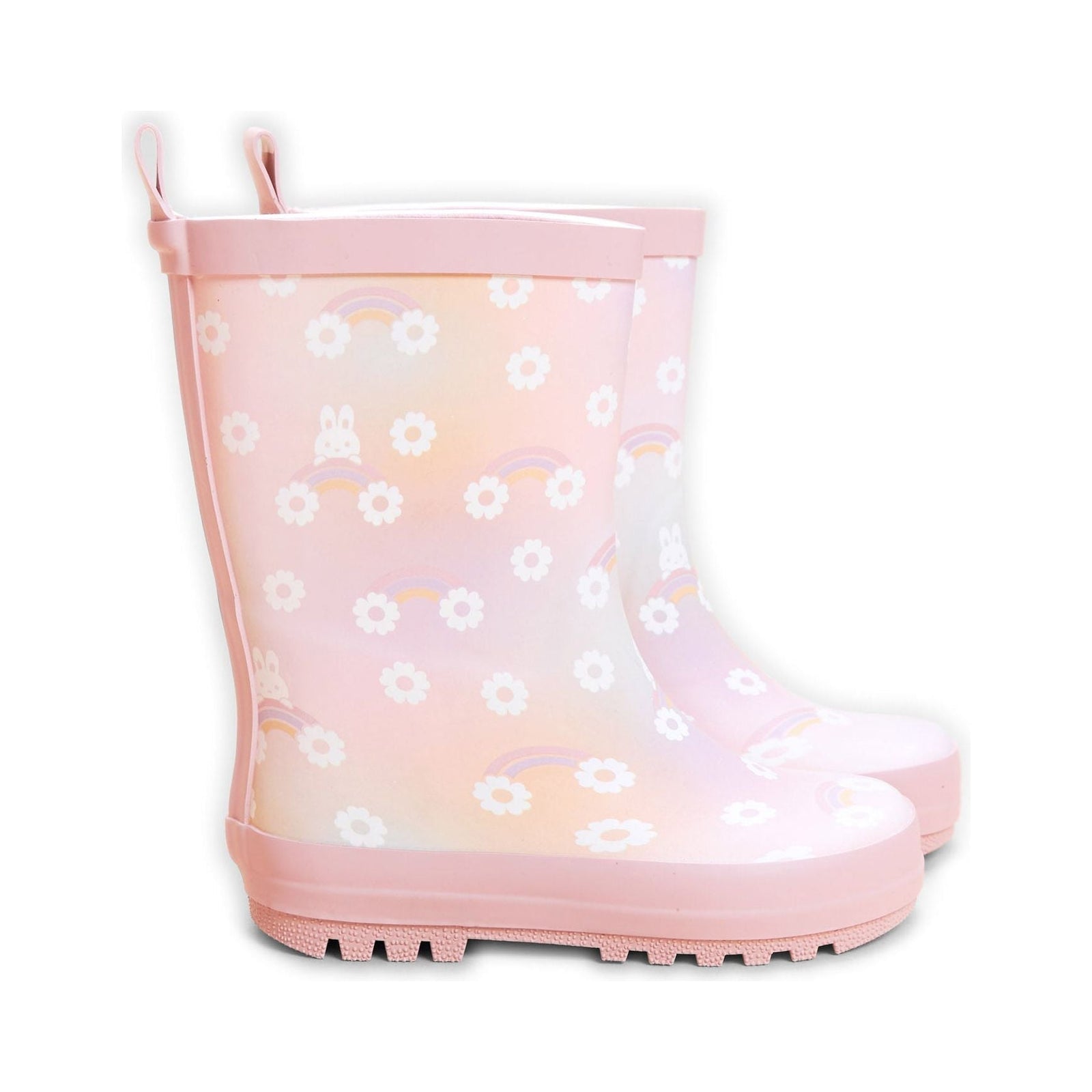 Rainbow Bunny Rainboot