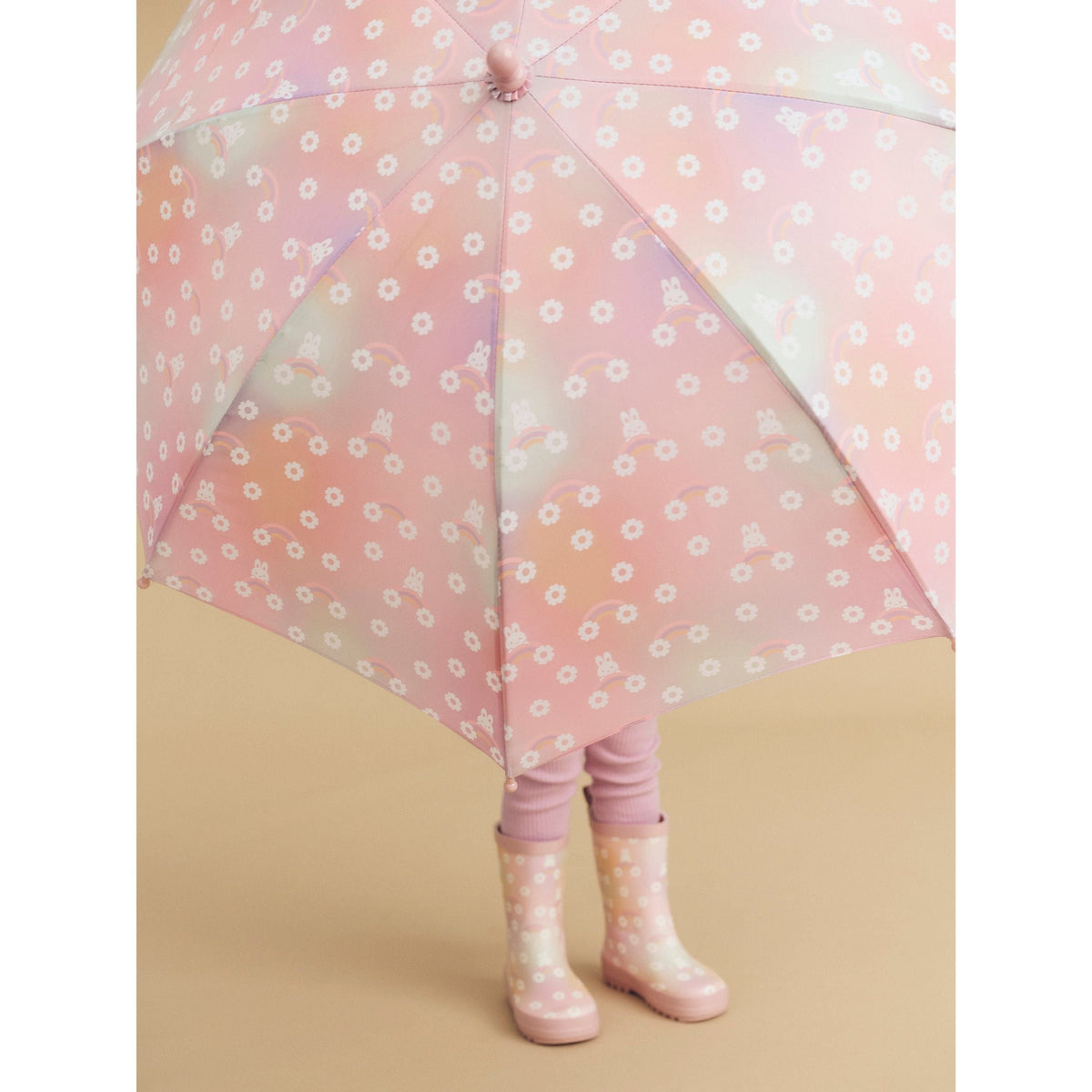 Rainbow Bunny Rainboot