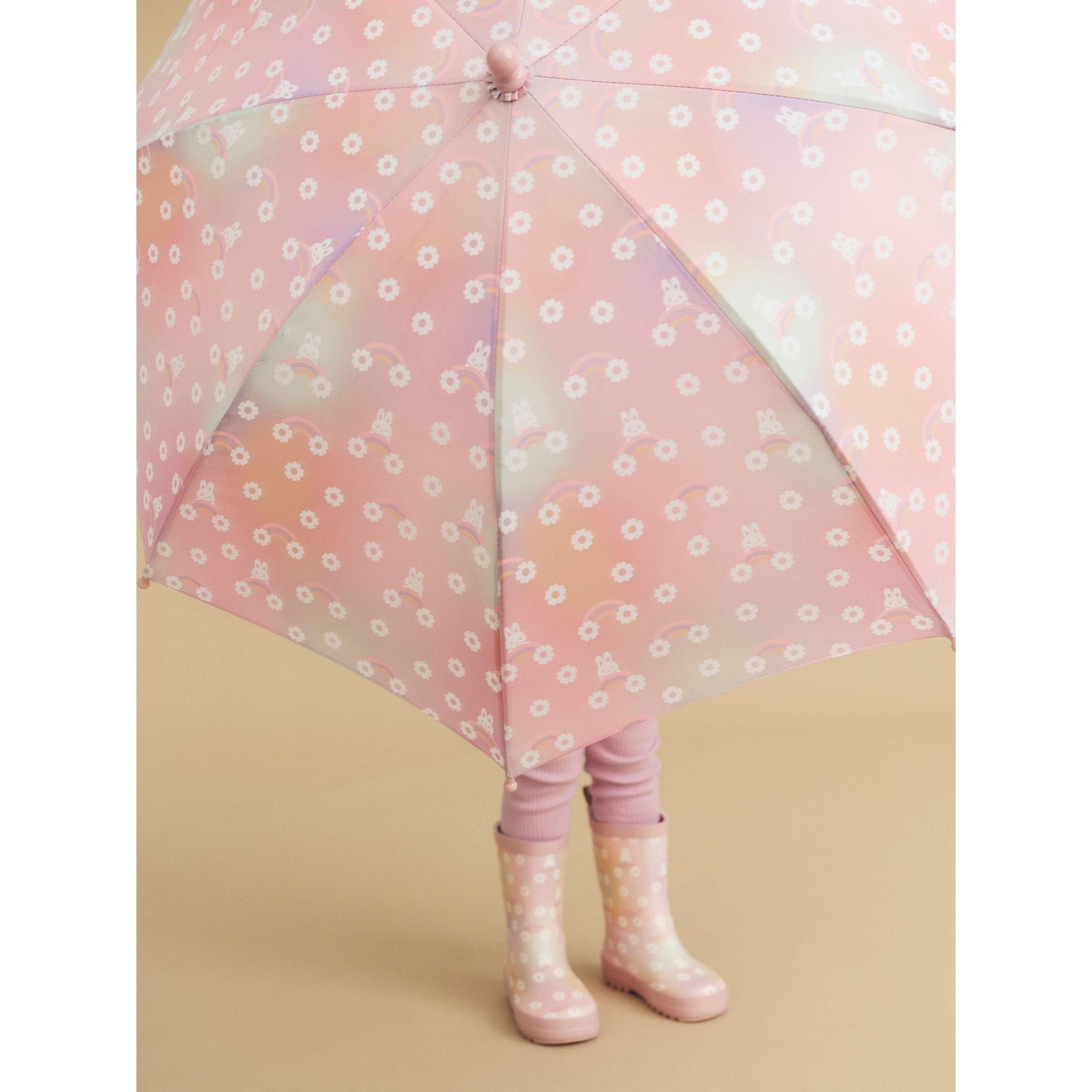Rainbow Bunny Rainboot