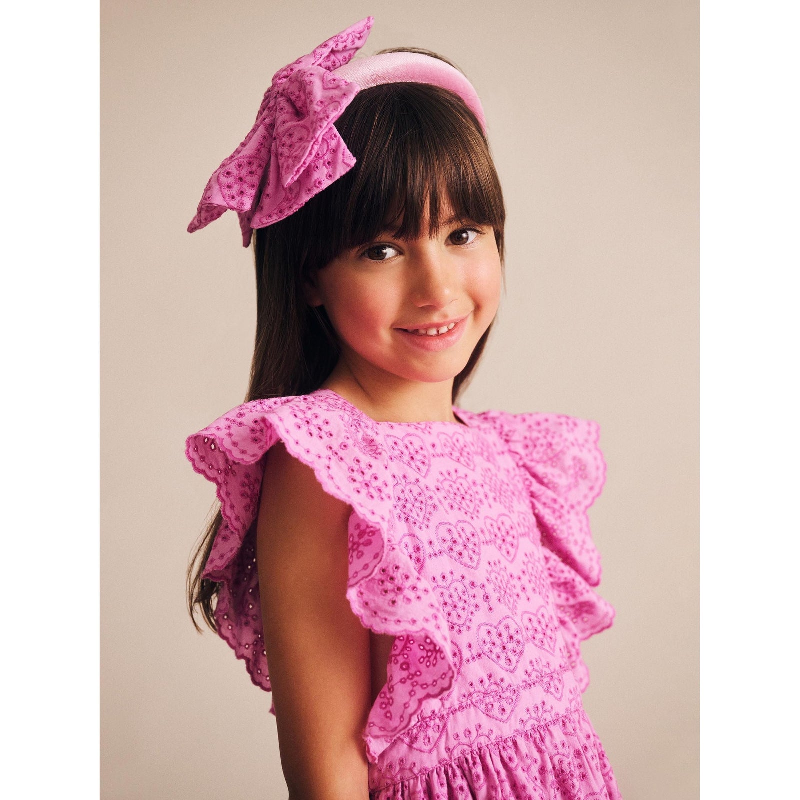 Pussybow Broderie Headband
