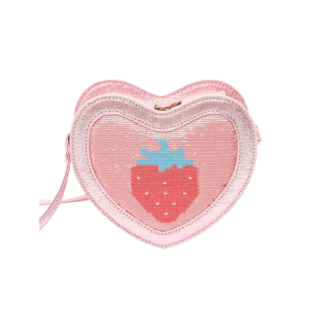 Strawberry Sequin Heart Bag