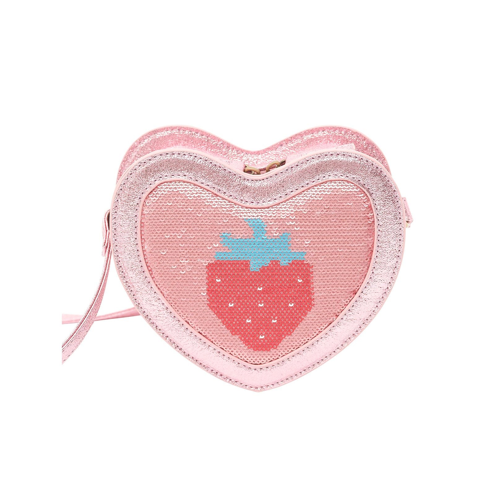 Strawberry Sequin Heart Bag
