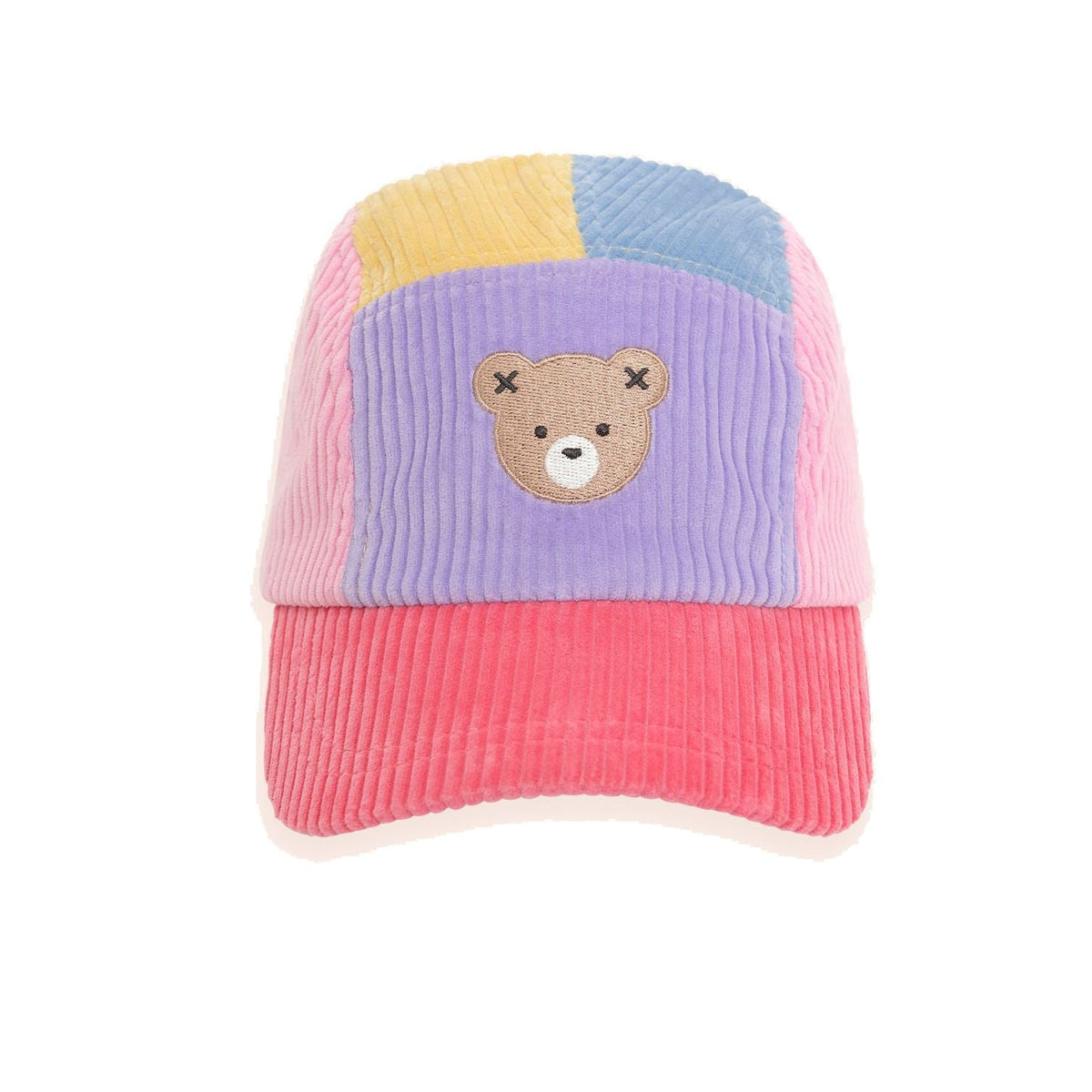Colour Block Cord Panel Cap