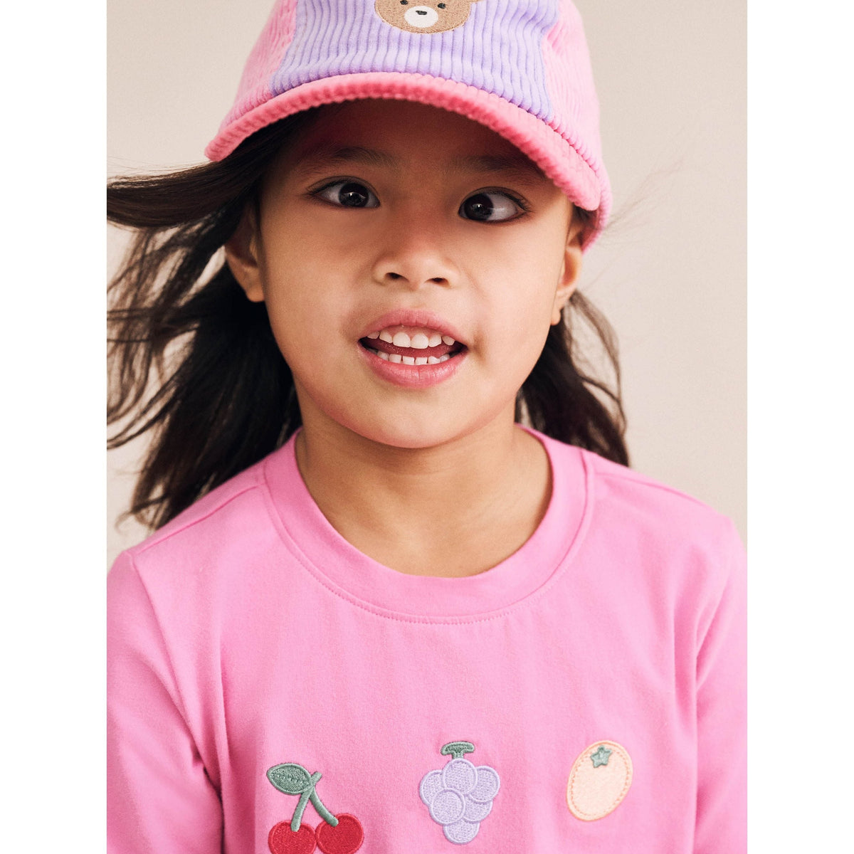 Colour Block Cord Panel Cap