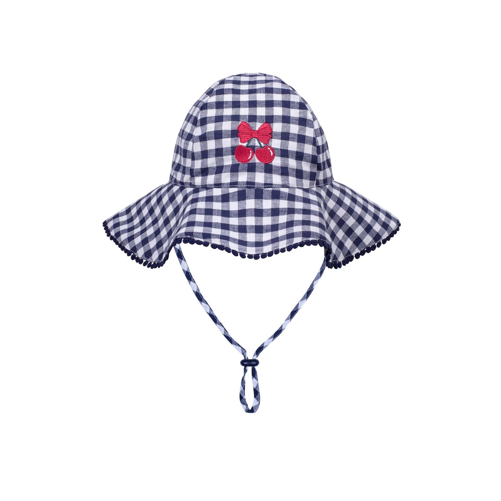 Frilly Sunhat Cherry Pie Check
