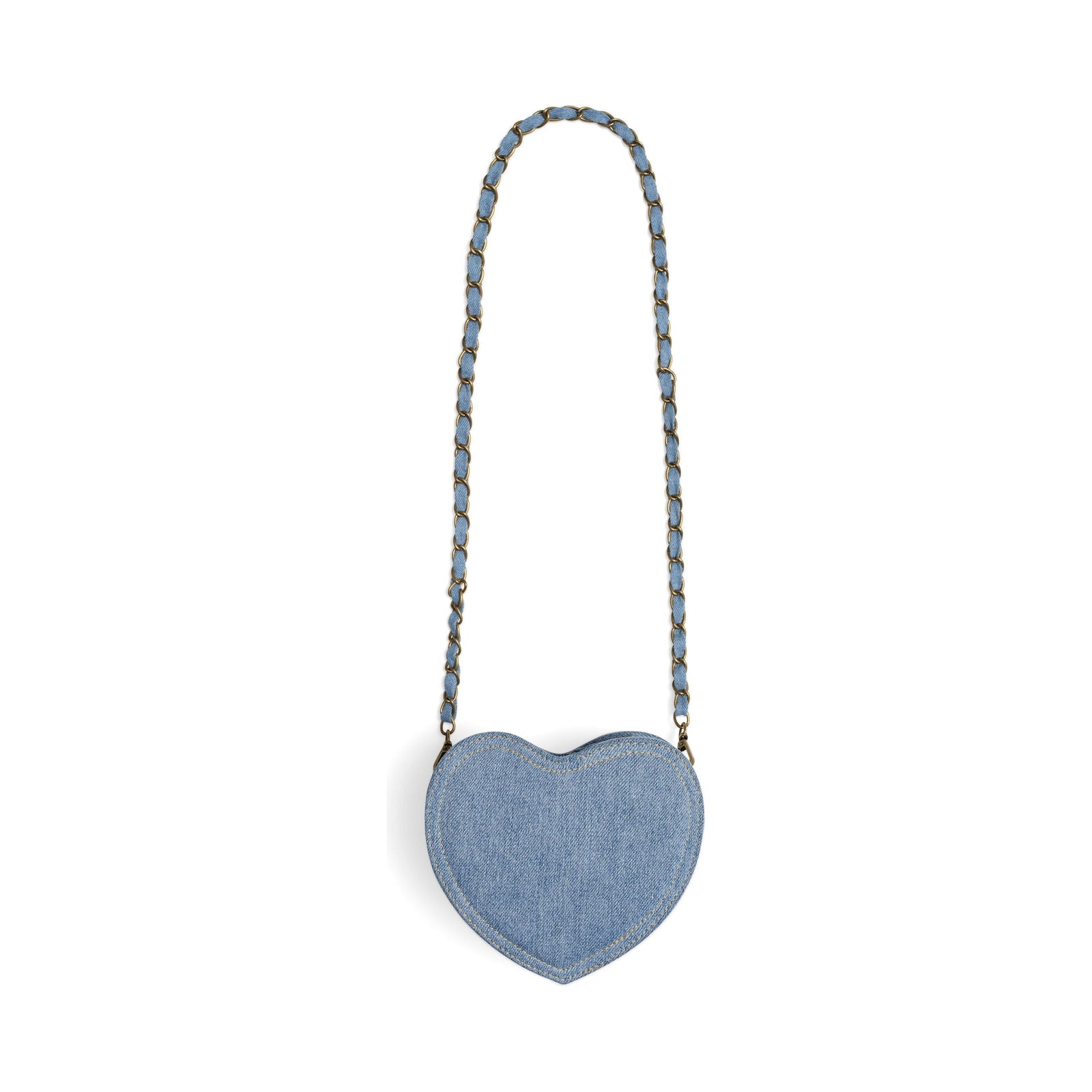 I Heart Fruit Denim Shoulder Bag