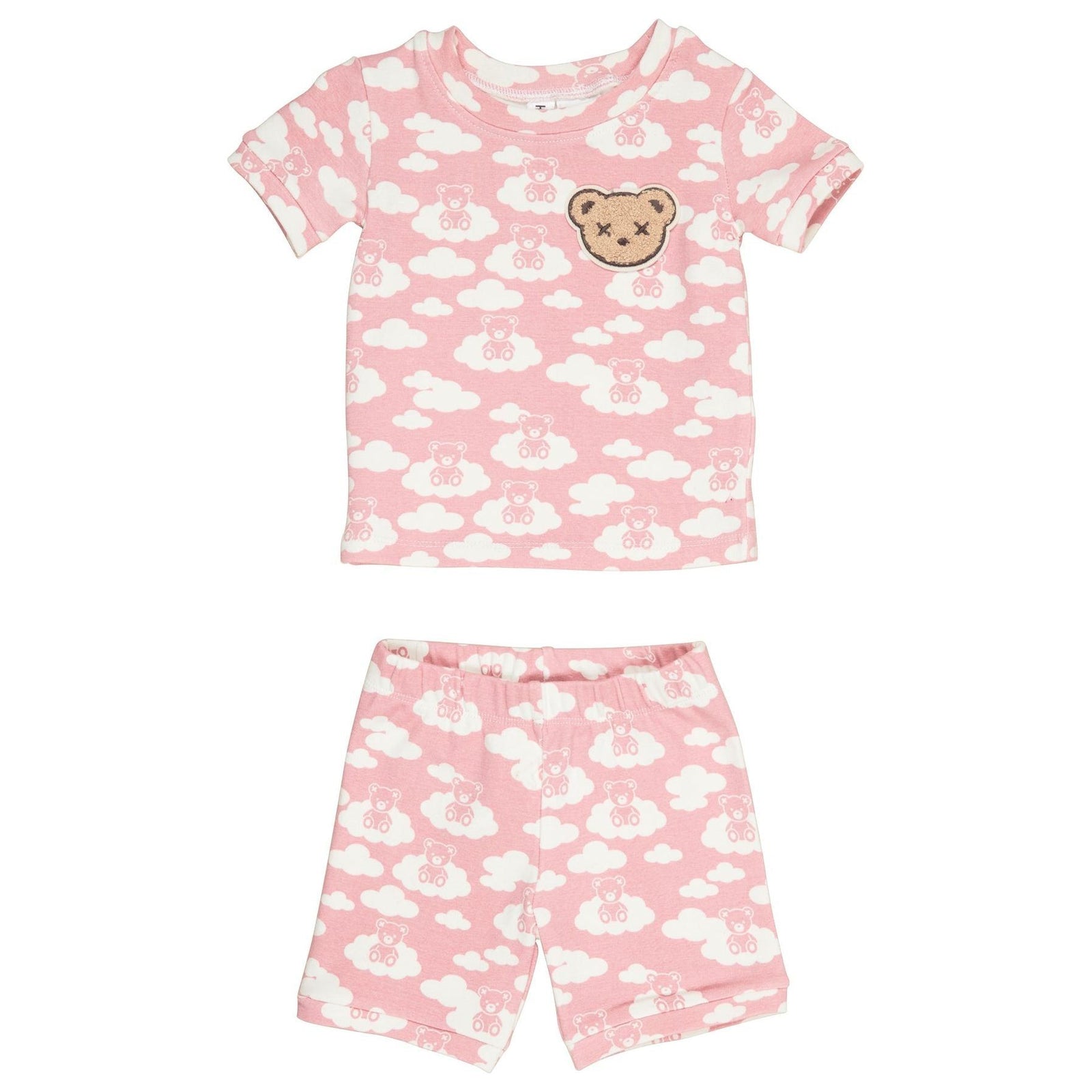 Cloud Bear Dusty Rose Pj Set
