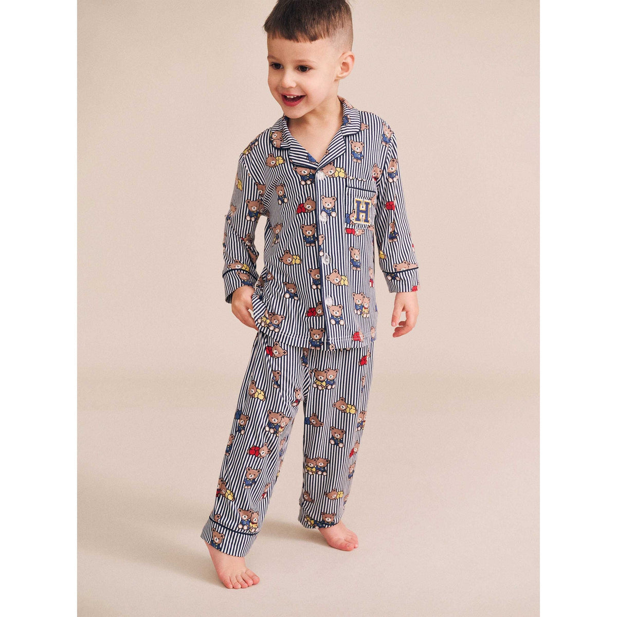 Sleepy Hux Stripe Pj Set