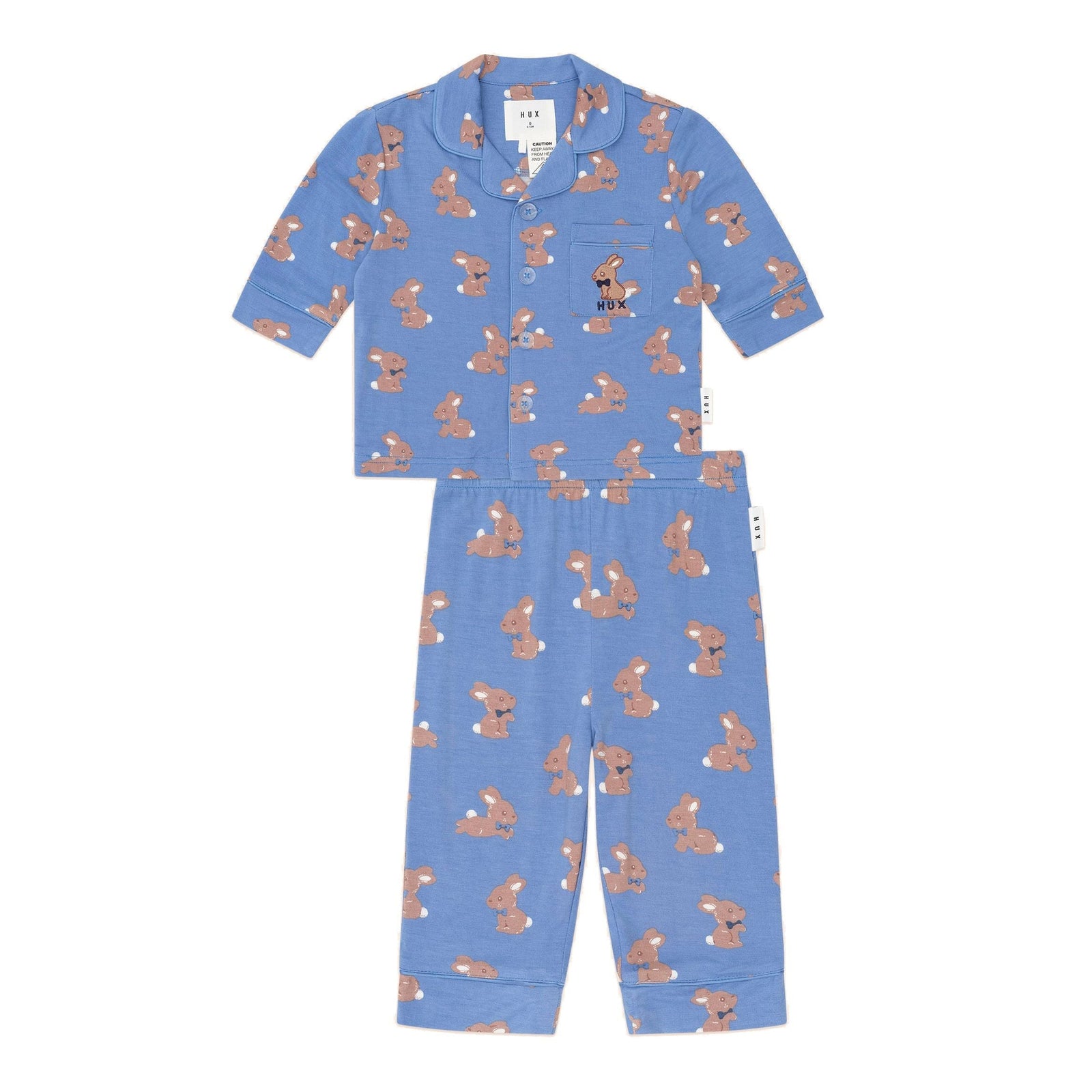 Vintage Blue Bunny Pj Set