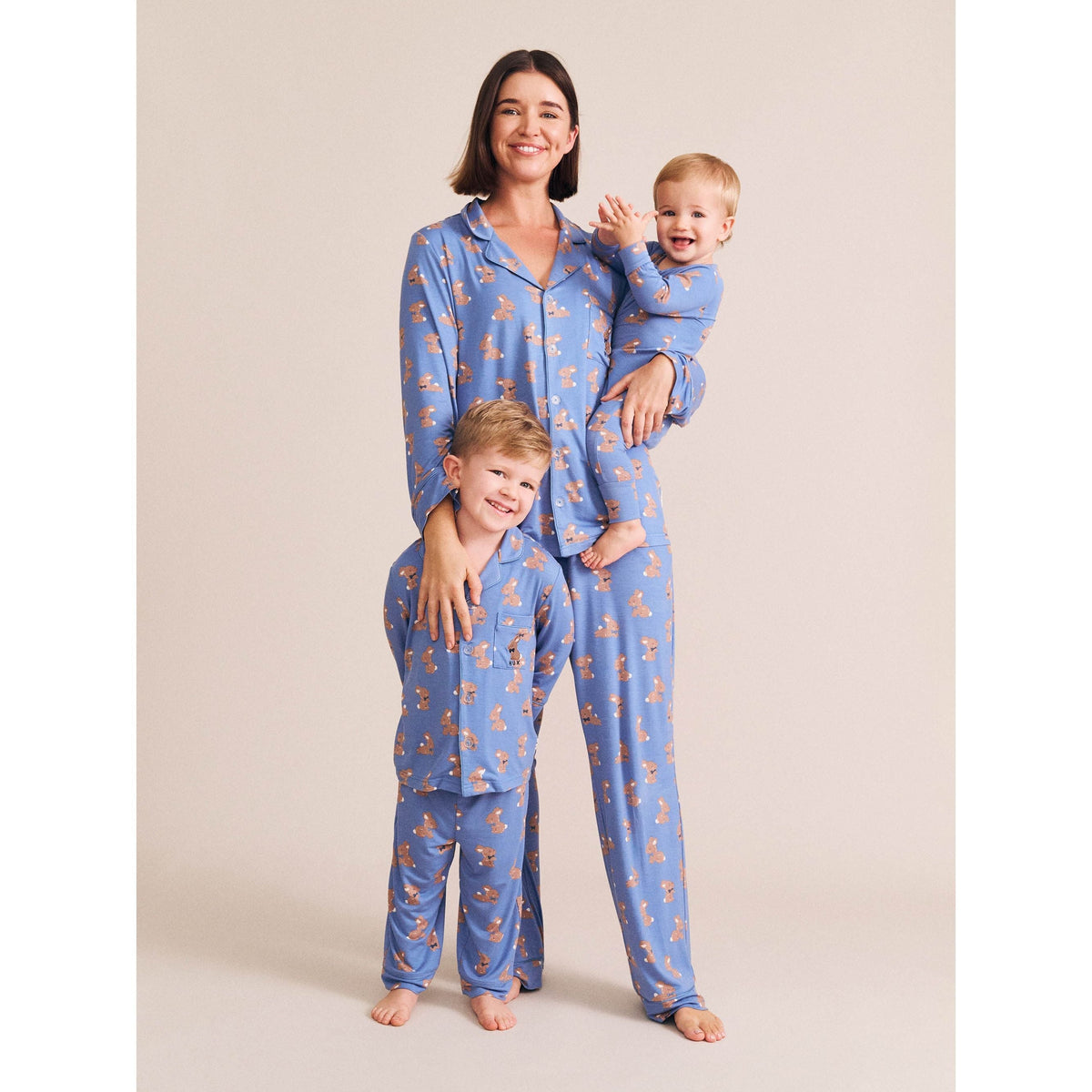 Vintage Blue Bunny Pj Set