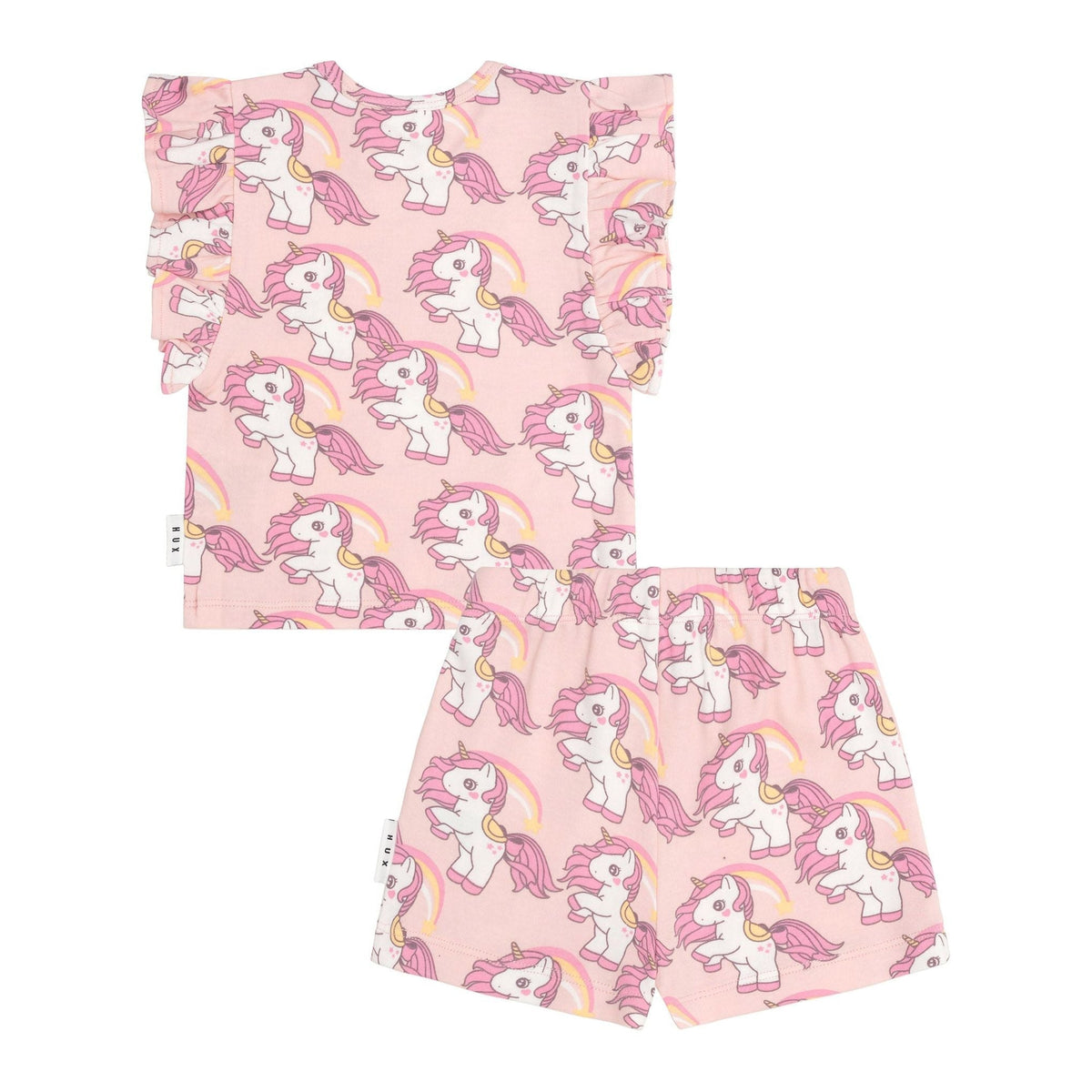 Rainbow Unicorn Frill Pj Set