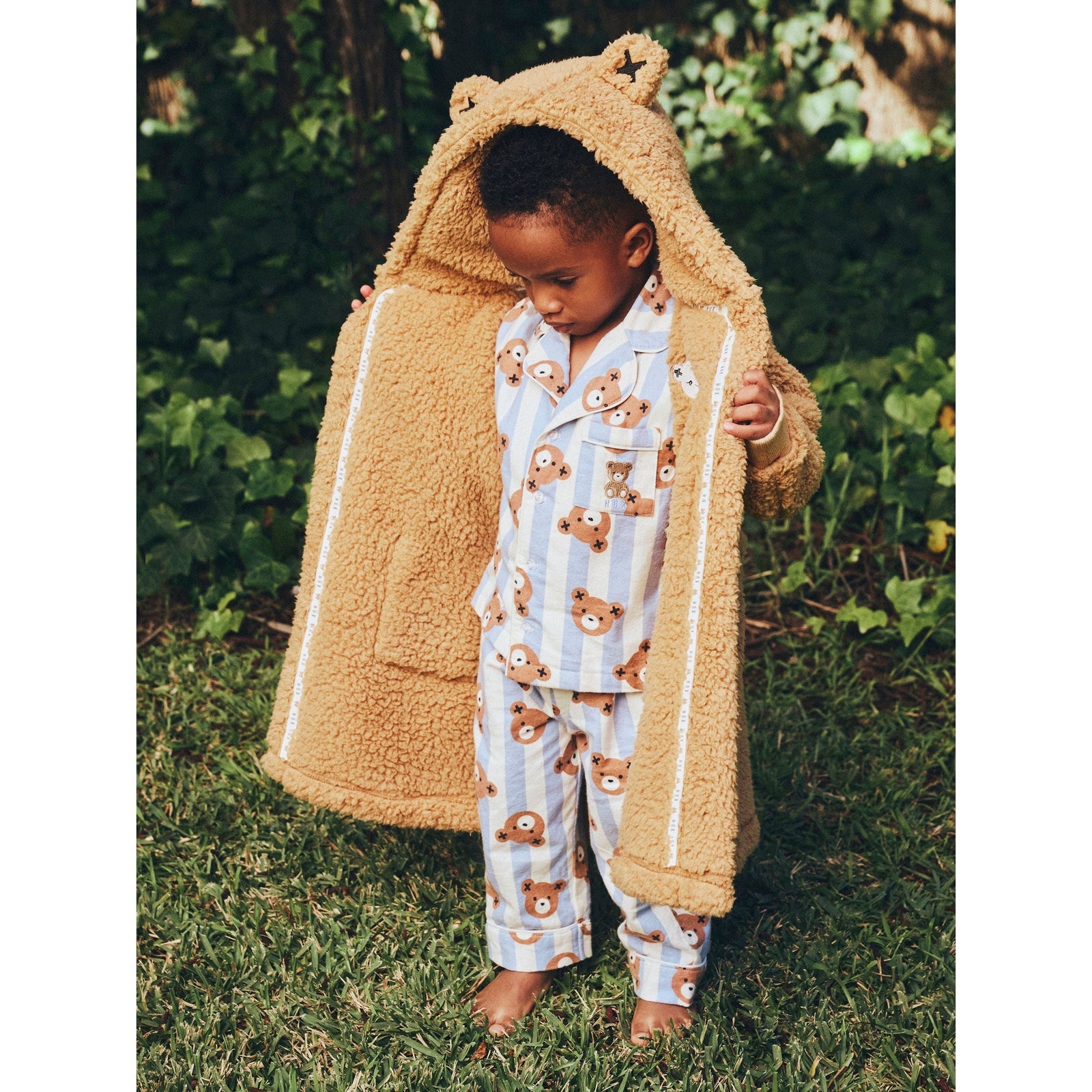 Dream Blue Classic Hux Stripe Sleep Set