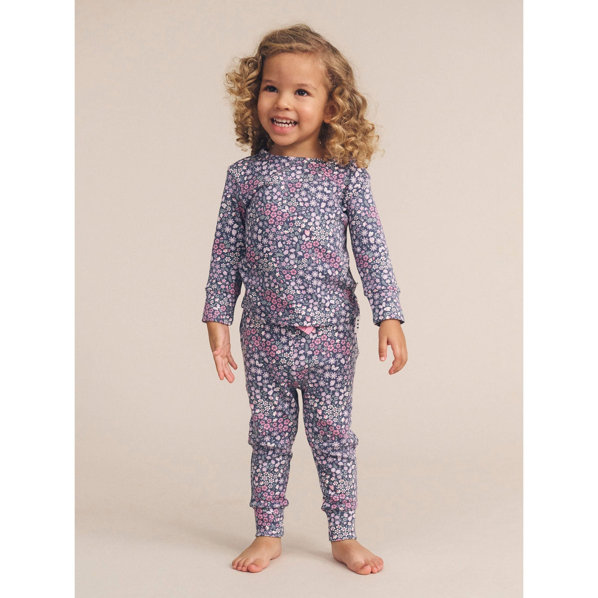 Midnight Flower Garden Sleep Set