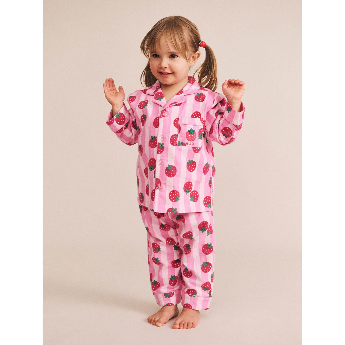 Strawberry Fields Forever Stripe Flannel Pj