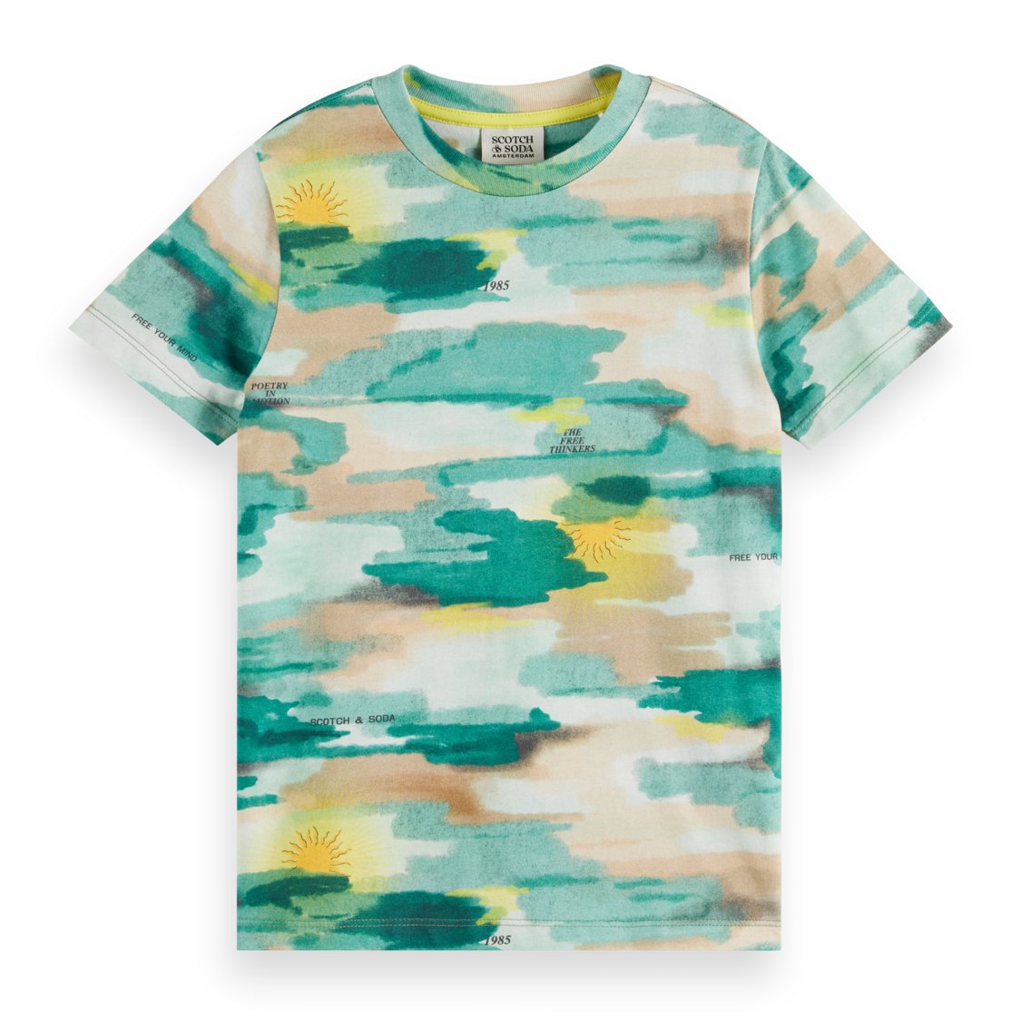 Regular Fit Printed T-Shirt - Free Spirit Camo