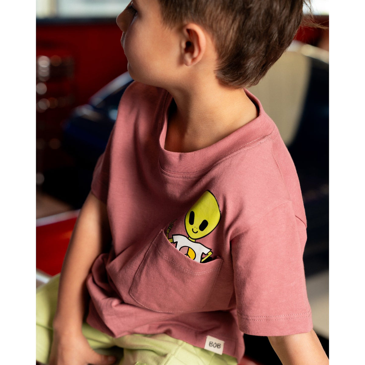 Huckleberry Alien Burger Tee