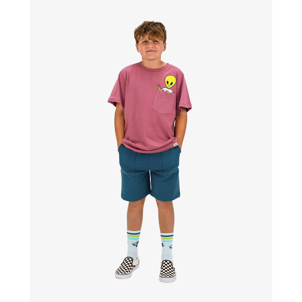 Huckleberry Alien Burger Tee
