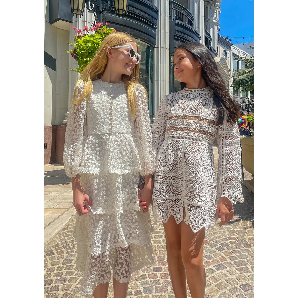Mania Lace Dress - Ivory