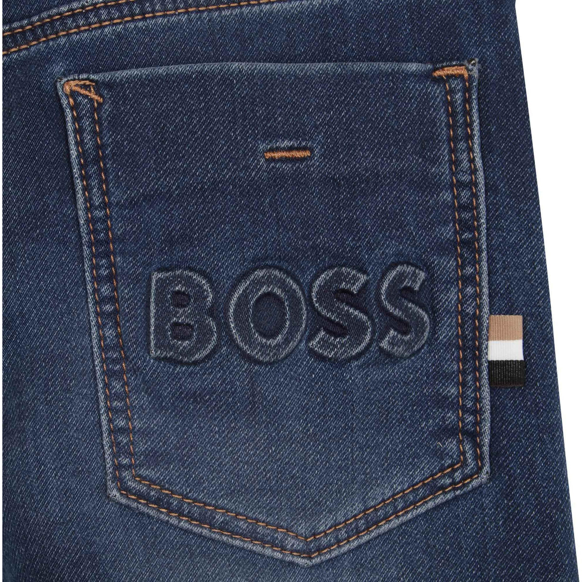 Boss Denim Trousers - Stone